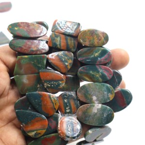 พลอยอัญมณีธรรมชาติอัญมณีทรงหลังเบี้ยจากอินเดียแบบหลวม2024 - Product Image 1