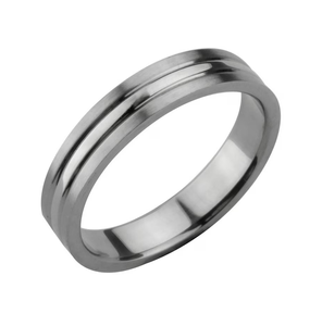 แหวนสแตนเลสสตีลดีไซน์หรูหราสำหรับงานแต่งงานของผู้หญิงแหวนนิ้วเครื่องประดับของขวัญ - Product Image 1