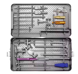 ชุดเครื่องมือปลูกถ่ายกระดูกและกระดูกแผ่น DHS DCS แผ่นล็อคการผ่าตัดเพื่อการบาดเจ็บพลังงานด้วยมือสำหรับการผ่าตัดกระดูก - Product Image 3