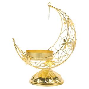 Decoración de Ramadán, Centro de Mesa Festivo, Vela Eid Mubarak, Luna y Estrella, Centro de Mesa, Portavelas de Ramadán - Product Image 4