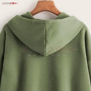 Sweat à capuche zippé Slim Fit pour femme avec matériau en polyester respirant et finition propre Sweat à capuche respirant pour femme - Product Image 3