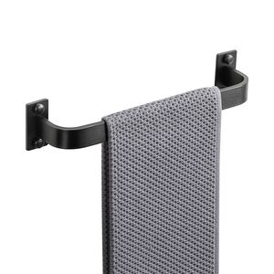 Toallero de metal industrial para montar en la pared, acabado negro, perfecto para el hogar, hoteles, baño y accesorios de aseo. - Product Image 3