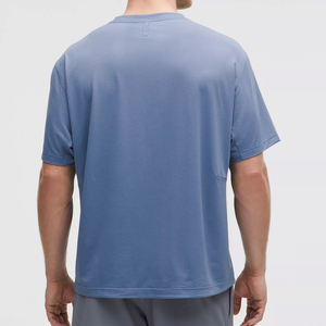 Camiseta de hombro caído para hombre recién llegada en MOQ bajo, producto de tendencia superior, Camiseta holgada de gran tamaño para hombre - Product Image 4