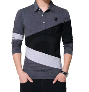 Precios al por mayor Polos de alta calidad para hombre Camiseta Polo clásica de manga larga con personalización - Product Image 1