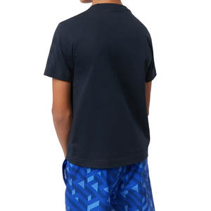 T-shirt 100% coton de haute qualité pour hommes coupe régulière tissu doux 200 grammes de poids respirant écologique Logo personnalisé Streetwear - Product Image 3