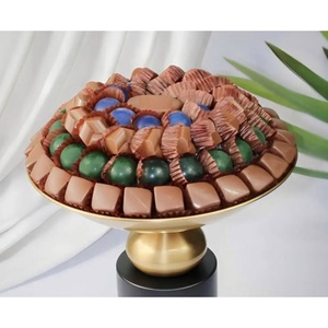 Tazón de Metal hecho a mano de gran calidad, diseño atractivo para servir chocolates, dulces, tazón para Hotel, restaurantes, mesa, soporte dulce - Product Image 2