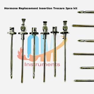 HRT Trocart 3.5mm de haute qualité Kit d'insertion de granulés de remplacement d'hormones en acier inoxydable de qualité médicale | OldMed Instruments - Product Image 4