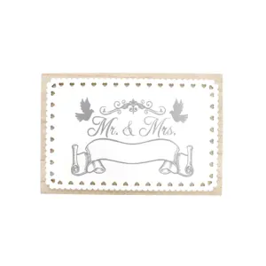 Boîte en bois pour numéros de table et cartes de placement post-cérémonie de mariage - Product Image 5