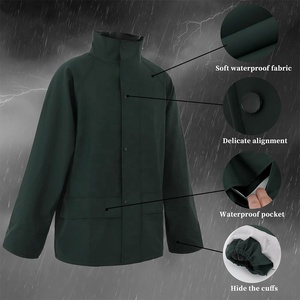 Pakistan Made High Quality Custom Logo Winter Casual Solid Men Rain Tracksuit 100% Polyester Breathable Wholesale - Product Image 4