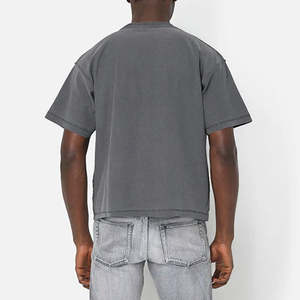 เสื้อยืดผู้ชายทรงครอปไซส์ใหญ่สไตล์วินเทจ - Product Image 2