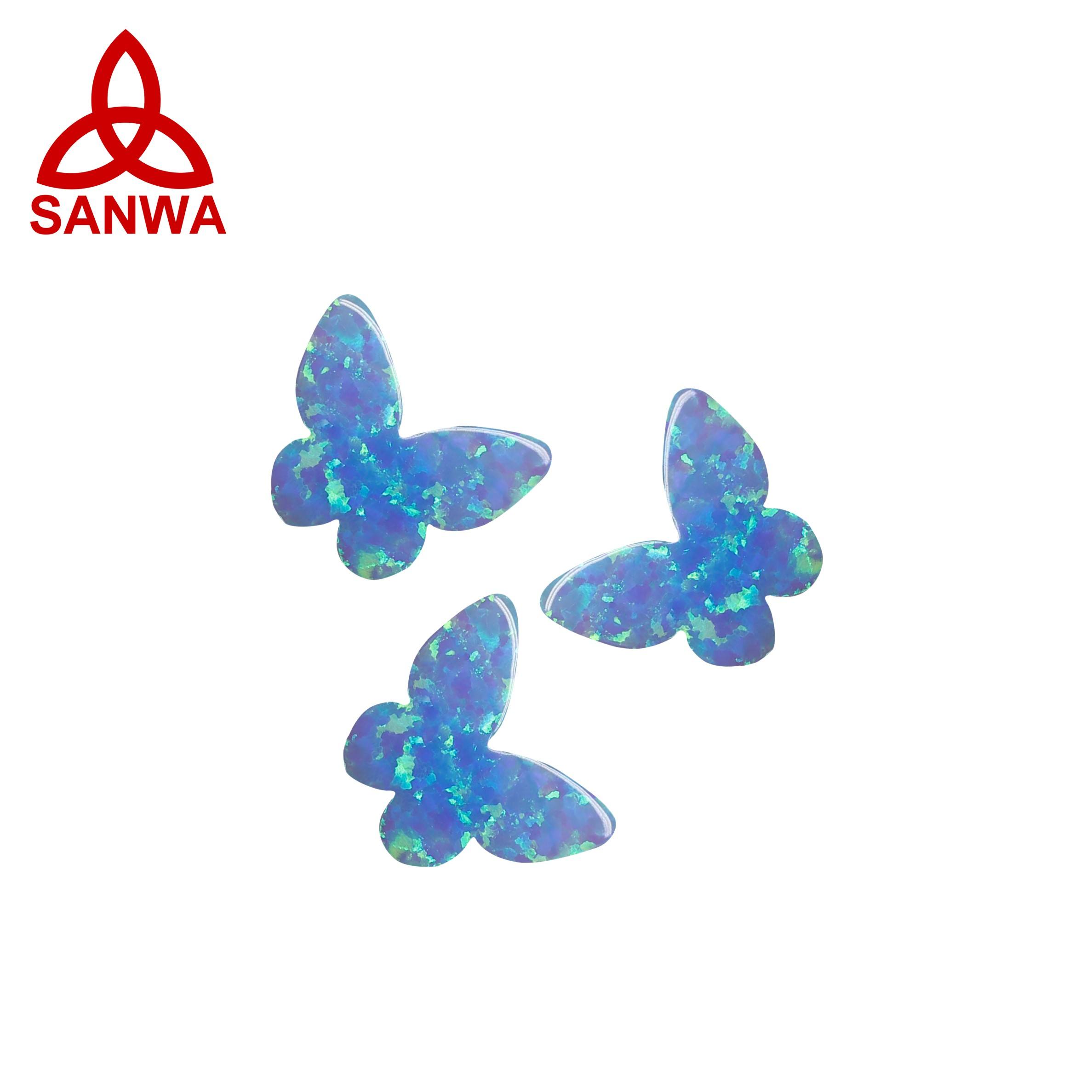 Hot Sale Butterfly Animals Shape Kyocera Opal Charm Direct Factory