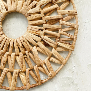 ที่รองจานผักตบชวาถักด้วยมือ2023สวยงามเป็นมิตรกับสิ่งแวดล้อมตกแต่งสไตล์โบฮีเมียนโต๊ะรับประทานอาหารงานแต่งงานไม่เหมือนใคร - Product Image 5