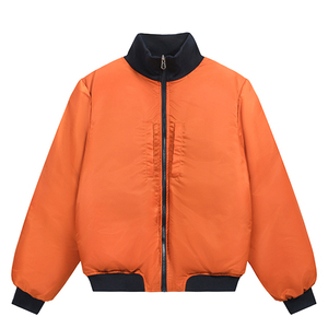 Gran oferta de moda 2025, chaqueta de cuello alto bordada de invierno de alta calidad, chaqueta Bombers personalizada para hombre - Product Image 1