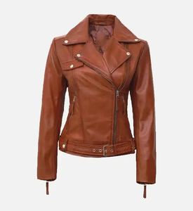 Chaqueta de Cuero Genuino para Mujer, Talla Grande, Invierno, 100% Algodón, Transpirable, Secado Rápido, Tallas Personalizables, Venta al Por Mayor - Product Image 6