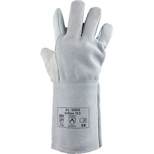 Welding <b>Gloves</b> Size 10.5 Natural EN 388 & EN 407 PPE Category II 12-Pack by ASATEX - Product Image 1
