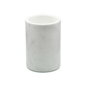 ที่วางขวดไวน์หินอ่อนสีขาวมีสไตล์สำหรับบาร์โรงแรมบ้านอุปกรณ์เสริมหินอ่อนระดับพรีเมียมราคาขายส่งจากอินเดีย - Product Image 1