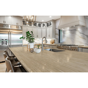 Encimera de cocina de cuarzo pulido Rapture Carrara de 2 cm y 3 cm para uso comercial en construcción a granel - Product Image 5