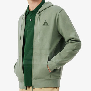 Sudaderas con Capucha para Hombre, de Poliéster/Algodón, con Cierre, Diseño Personalizado, Transpirables, Ecológicas, de Alta Calidad, 300g, para Invierno, Servicio OEM - Product Image 1