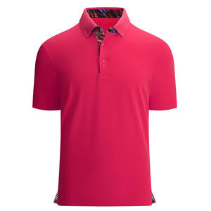 Polo populaire pour homme Respirant Séchage rapide Anti-froissement Anti-boulochage Anti-rétrécissement Polo écologique pour homme - Product Image 6