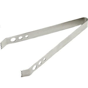 คีมคีบที่คีบน้ำแข็งแบบคลาสสิกหลากสีเครื่องมือสแตนเลสสำหรับของหวานสลัดน้ำแข็งสำหรับงานปาร์ตี้ - Product Image 6