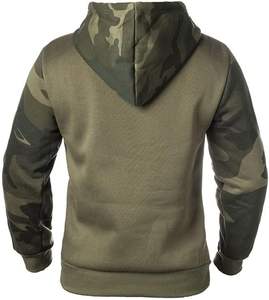 OEM logotipo personalizado de alta calidad de algodón elegante Streetwear de los hombres de invierno sudaderas con capucha de camuflaje de talla grande esencial gran oferta - Product Image 6