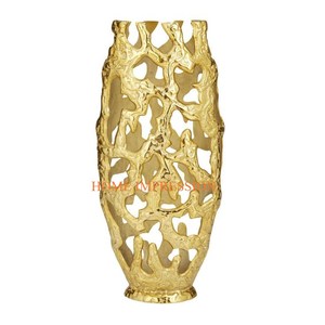 Vases et pots à fleurs en métal et aluminium de grande taille Meilleure qualité Vases et pots à fleurs de luxe de grande taille pour la maison et le salon - Product Image 2