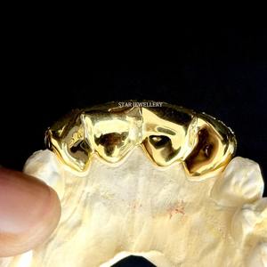 Joyería STAR, Grillz Dental Unisex de Plata de Ley 925 con Moissanita VVS de Corte Brillante, Estilo Cristiano Clásico, para Uso Diario - Product Image 4