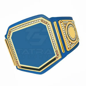 Trending Design OEM Services Custom Design Lightweight Leather Unisex Wrestling Belts with Customizable Colors and Sizes - Product Image 4