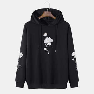 Sudaderas con capucha personalizadas al por mayor: 80% Algodón, ropa atlética elegante de alta calidad con serigrafía, moda masculina a granel, precio de fábrica - Product Image 1