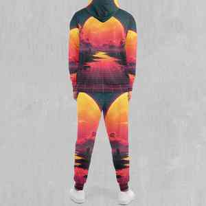 Conjunto de chándal sublimado con estampado de invierno de algodón 100% para hombre, ropa deportiva de ajuste Regular, lavable, transpirable, antiarrugas, rápido - Product Image 6