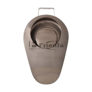 Suministro directo de fábrica hecho a medida Hospital Holloware Bedpans Calidad alemana Bedpans de acero inoxidable - Product Image 4