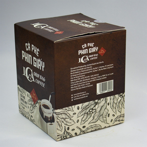 Sac d'égouttement pour café Bon choix et ingrédients alimentaires de haute qualité Industrie alimentaire ISO HACCP OEM/ ODM Fabricant du Vietnam Emballage personnalisé - Product Image 4