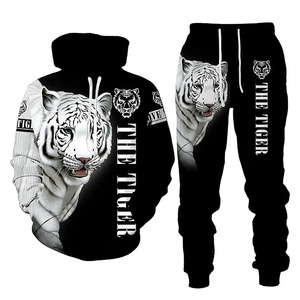 Customize Sublimation Printed Slim-Fit Tracksuits 100% Cotton Stylish Breathable 2 Piece Set New Casual <b>Hooded</b> Sweat Suits - Product Image 1