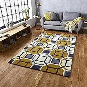 Nouveau tapis de luxe tufté à la main Design moderne 100% tapis en laine haute pour salon et enfants ensemble de tapis à motif abstrait - Product Image 6