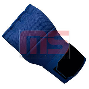 Gants de boxe avec mitaines rembourrées en gel Gants intérieurs demi-doigt avec logo personnalisé pour entraînement de fitness unisexe - Product Image 3