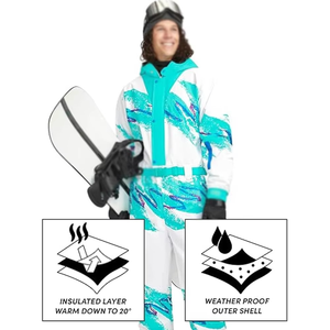 Trajes de Esquí para Hombre y Mujer, Impermeables, Resistentes al Viento, Duraderos, Chaqueta y Pantalones Deportivos para Esquiar - Product Image 2