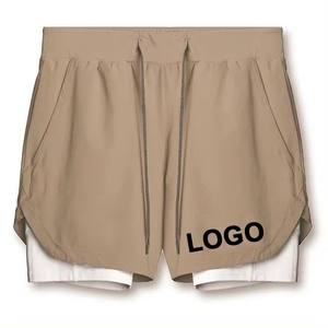 Short de sport en polyester 100% pour homme avec logo personnalisé Short de course et d'entraînement respirant et écologique avec impression numérique - Product Image 1