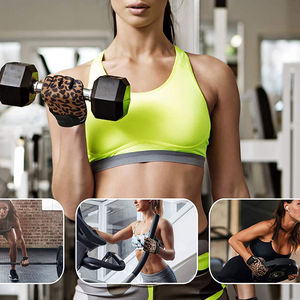 2024 logotipo impreso personalizado hecho en fábrica guantes de gimnasio de levantamiento de pesas guantes de entrenamiento ajustables para ropa de gimnasio - Product Image 6