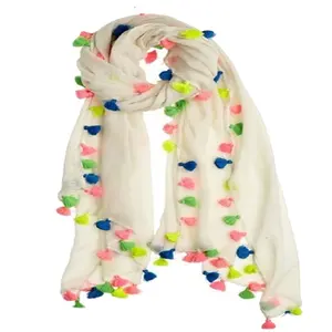 Best Quality Arab Scarf With Pompom Available In Affordable Price