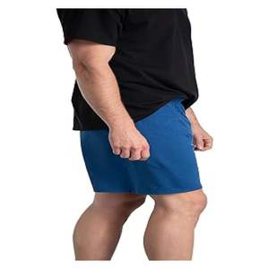 Pantalones cortos de malla de 5 pulgadas para hombre, ropa deportiva, transpirable, 100% poliéster, de secado rápido - Product Image 2