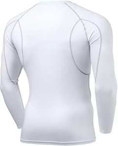 Custom Logo Manufacturer Sublimation <b>Printed</b> Bjj Rashguard Rash Guard Long Sleeve Mma Shirts For Men - Product Image 3