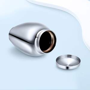 Urna de mariposa para urnas de cremación humana para cenizas Hombres Mujeres Urnas decorativas de recuerdo funerario Tamaño personalizado Plata - Product Image 4