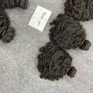 Mega Venta Nuevo Producto Vapor Fuzz Rizado Trama Extensión de Cabello Gran Cantidad en Stock Listo para Enviar Vietnamita - Product Image 2