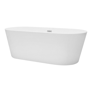 Bañera de Hidromasaje Independiente de Diseño Exclusivo FW-7703-60, Moderna y Duradera, de Acrílico, para 1 Persona, para Apartamentos, Interior - Product Image 6