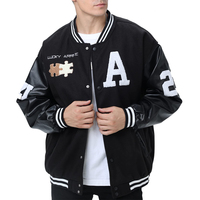 Usine en gros de haute qualité Slim manteau hommes automne hiver Vintage broderie Baseball vestes hommes Letterman Jacke vêtements d'extérieur Clothin