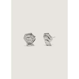 Boucles d'oreilles clous tendance en argent avec zircon, motif floral et chiffres, idéales pour les fêtes, les fiançailles ou comme cadeau - Product Image 3