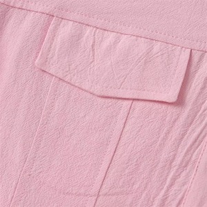 2025 Summer New Women's Fashion Elegance Versatile Fashionable Classic Matching <b>Belt</b> Shirt Style Dress XS Casual Front Solid - Product Image 5