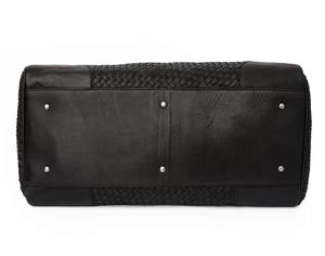 Sacs de voyage en cuir - Cuir véritable écologique, fermeture éclair, portable, résistant à l'eau, multifonctionnel, grande capacité pour le camping - Product Image 4