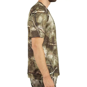 Camisetas de Caza Personalizadas al por Mayor de Alta Calidad, Camiseta de Caza de Algodón para Exteriores, de Manga Corta, Transpirable y Cómoda para Hombre - Product Image 3