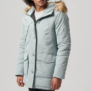 Veste parka d'hiver pour homme à capuche avec logo personnalisé en gros, imperméable, pour usage extérieur, séchage rapide et respirante - Product Image 4